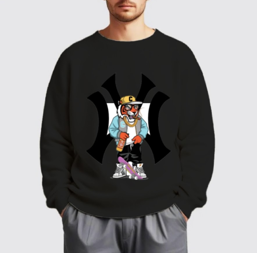 QUERO BİSİKLET YAKA SWEATSHİRT GRAMAJLI KUMAŞ