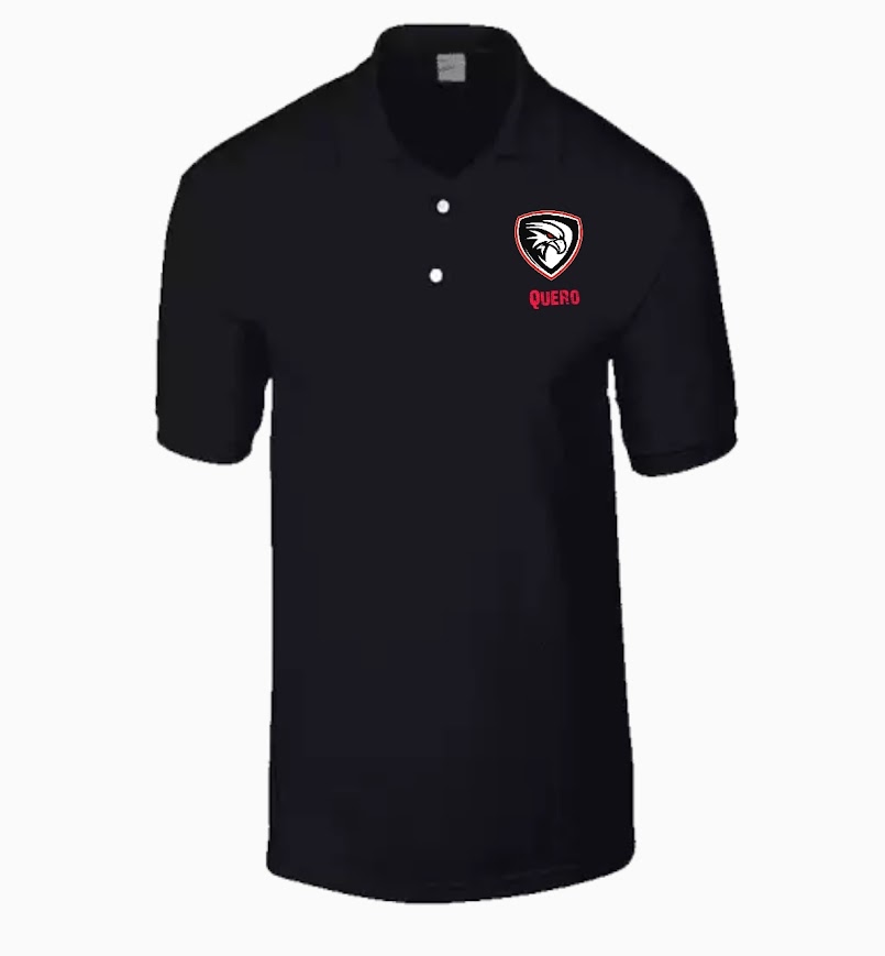 QUERO SİYAH POLO YAKA T-SHİRT